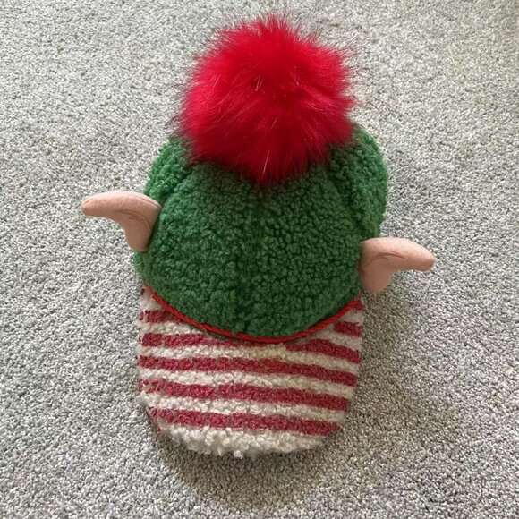 NWT Holiday Time Green Elf Ear Christmas Sherpa Fleece Hat One Size - Picture 1 of 6